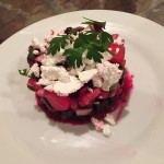 Timbale of Beet & Apple Salad with Feta
