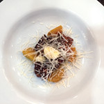 Housemade Gnocchi with Beets & Parmesan